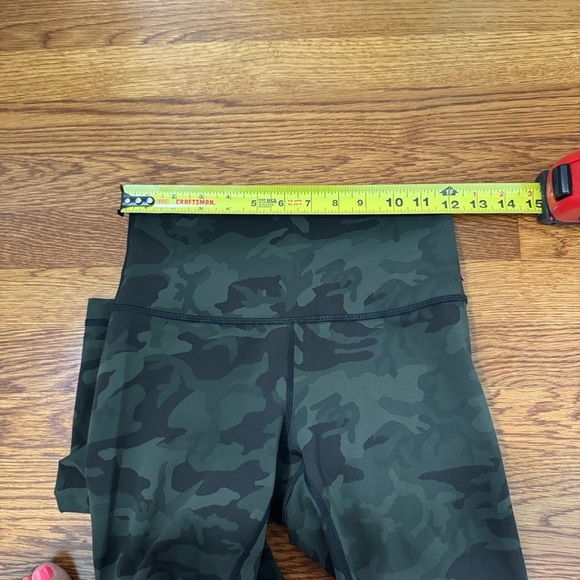 Lululemon Wunder Under High-Rise Tight 28" Incognito Camo Multi Gator Green 4 - Picture 7 of 11